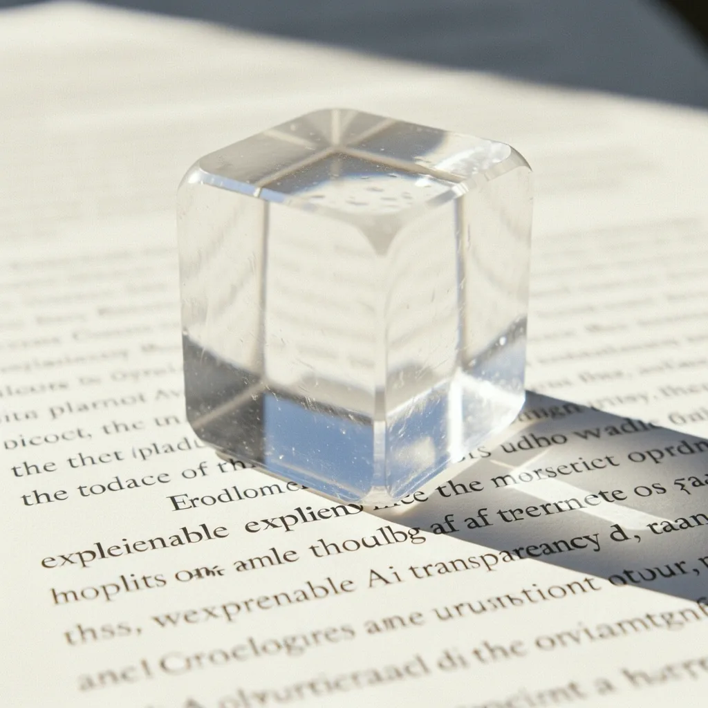 Refracted light through precision glass